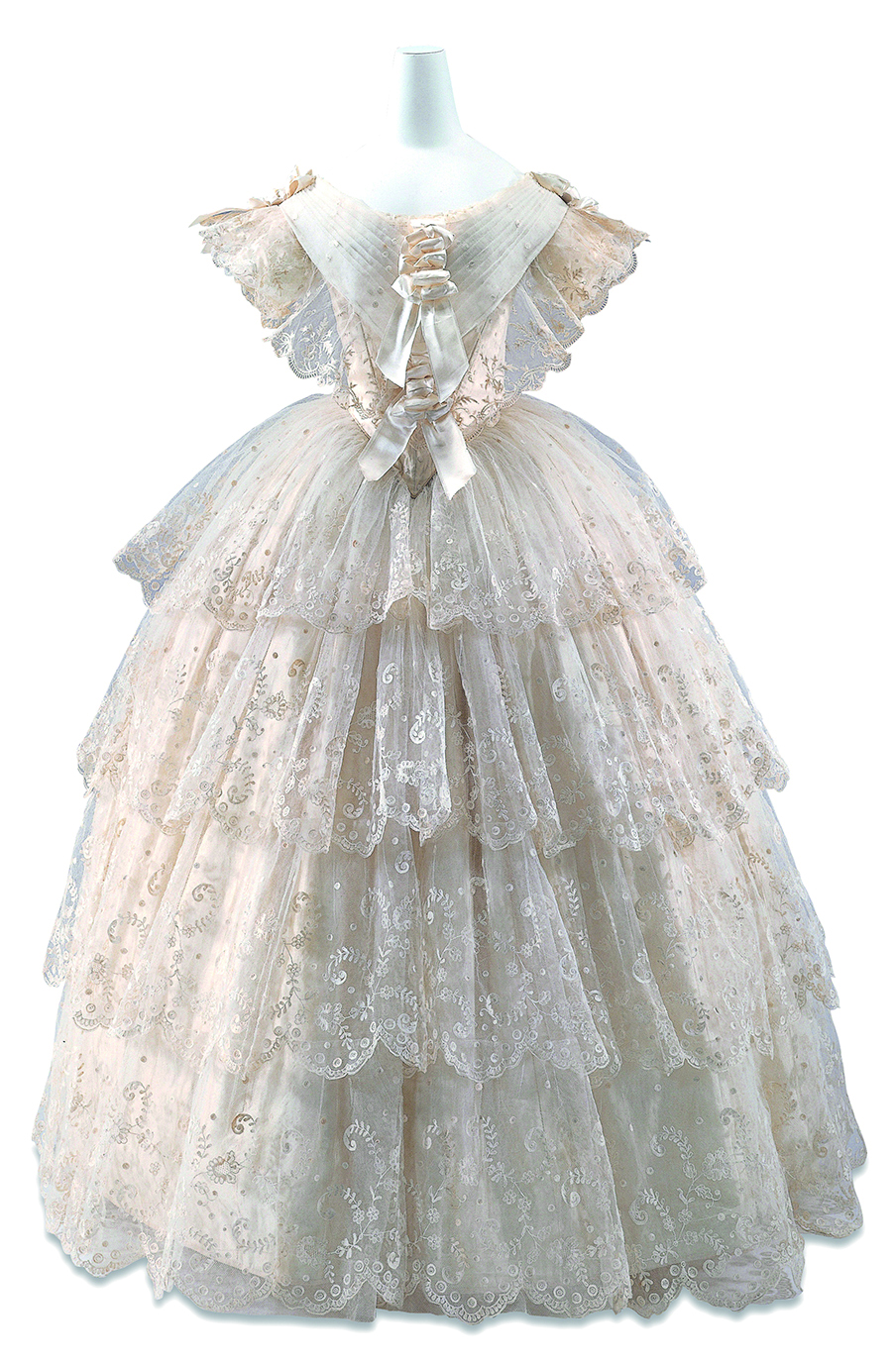 ウエディング・ドレス<br>イギリス 1840年頃　
